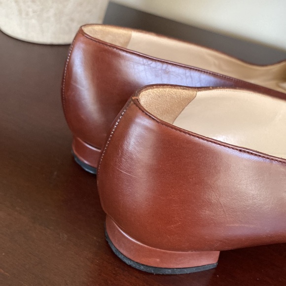 CHRISTIAN LOUBOUTIN ICONIC RED-SOLED POINTED TOE LOW HEEL PUMPS SIZE 41 🌟EUC🌟 - Picture 9 of 17